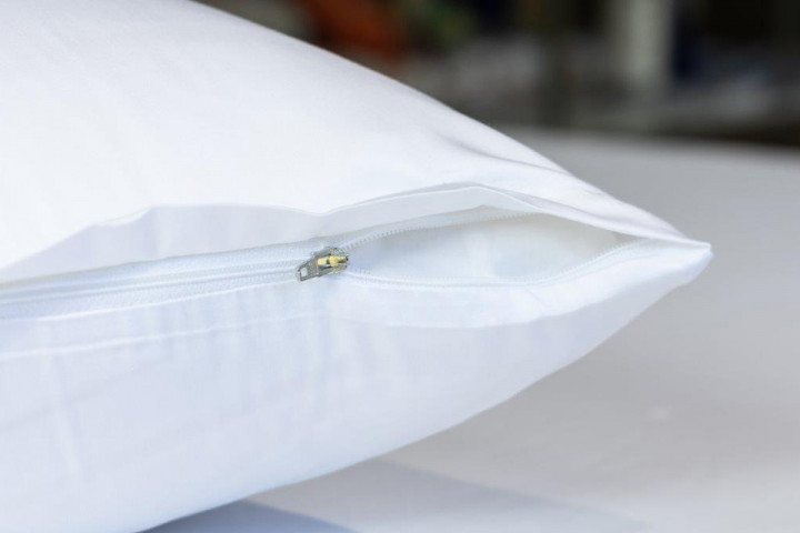 a close-up of a pillow